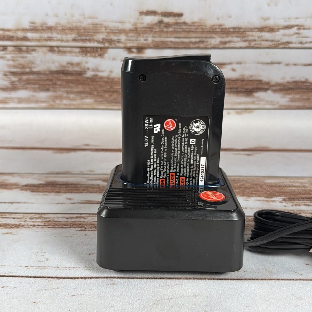 Hoover Linx Battery Charger BH50000 W/ 18V Lithium Ion Battery BH50005 Genuine - Picture 2 of 5